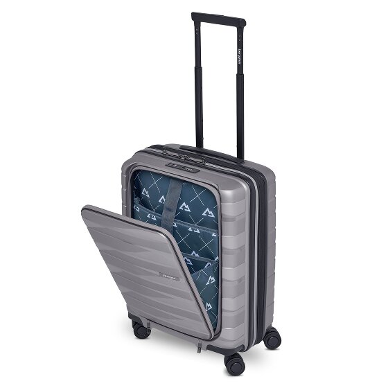 Bergpfeil Travel 4 wheels Cabin suitcase 55 cm Laptop compartment Expandable