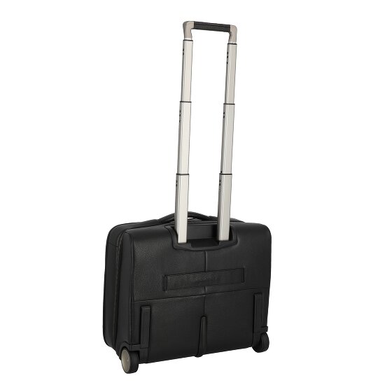 Piquadro Modus Special 2 wheels Business trolley Leather 44 cm Laptop compartment