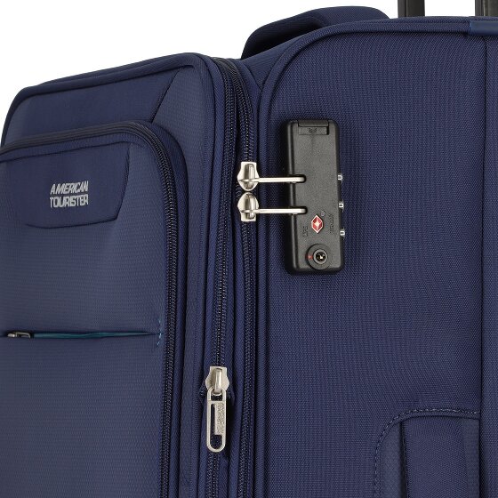 American Tourister Street Roll 4 wheels Suitcase set 3-piece with expansion pleat