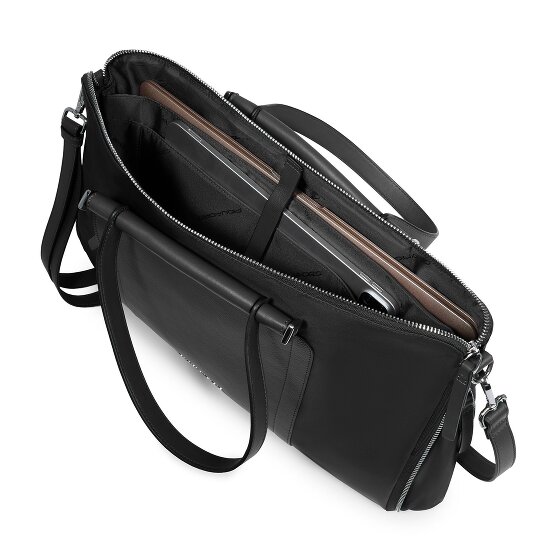 Piquadro Lyra Briefcase Genuine Leather 42 cm Laptop compartment Expandable