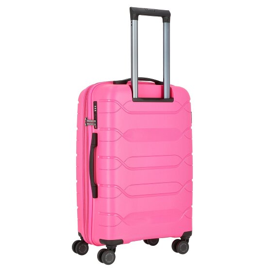 Polestream Strz by Asteroid 4 wheels Trolley M 64 cm with expansion pleat