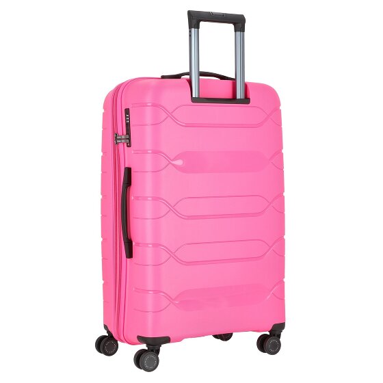 Polestream Strz by Asteroid 4 wheels Trolley L 74 cm with expansion pleat