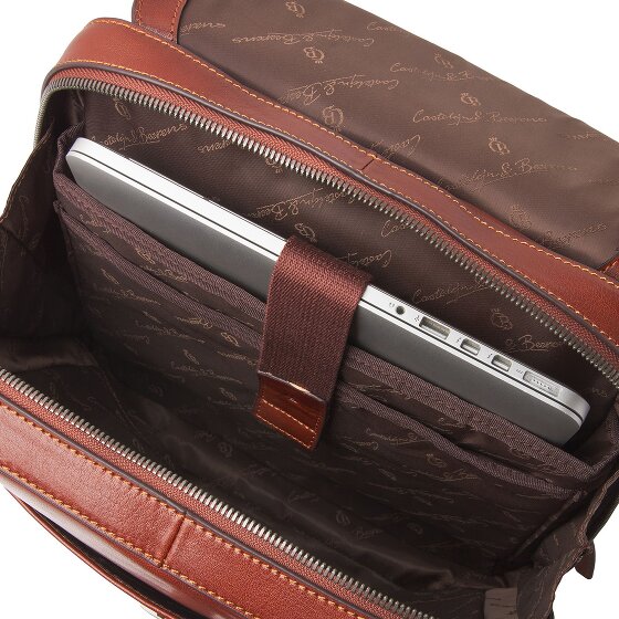 Castelijn & Beerens Guus backpack leather 40 cm laptop compartment
