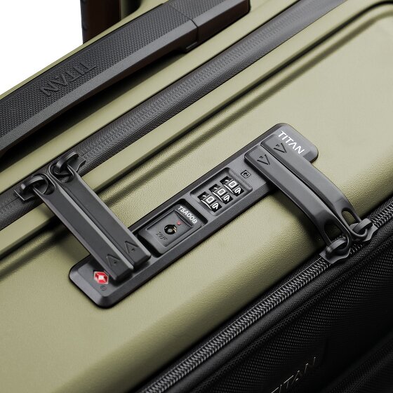 Titan Upgrade 4 wheels Cabin trolley 55 cm Laptop compartment