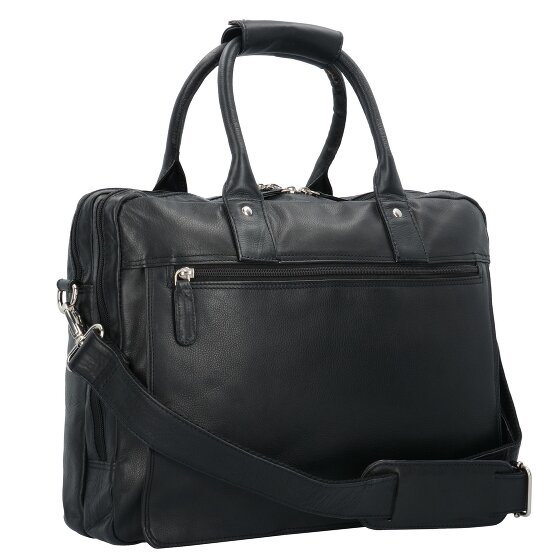 Dermata Briefcase leather 39 cm laptop compartment