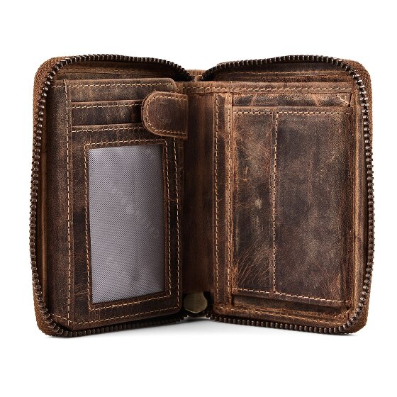 Greenburry Huntsman Wallet RFID protection Leather 10 cm