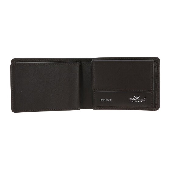 Golden Head Polo Wallet RFID protection Genuine Leather 10 cm