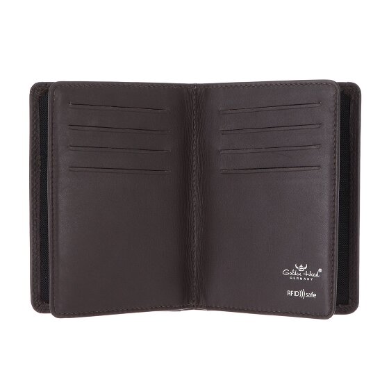 Golden Head Polo ID card case RFID leather 9 cm