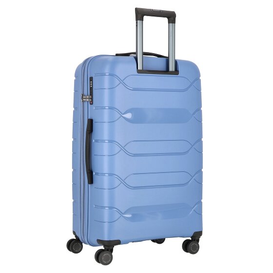 Polestream Strz by Asteroid 4 wheels Trolley L 74 cm with expansion pleat