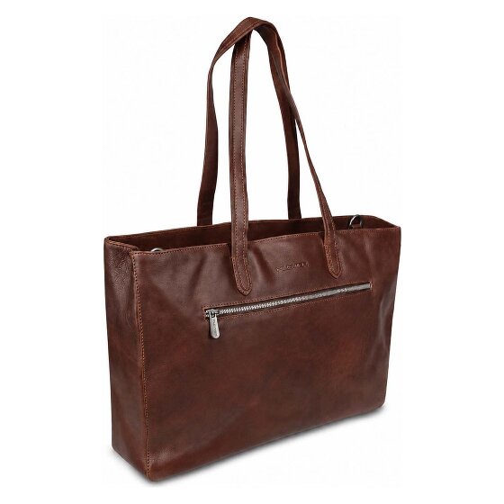 Plevier Power Shopper Bag Genuine Leather 43.5 cm Laptop compartment