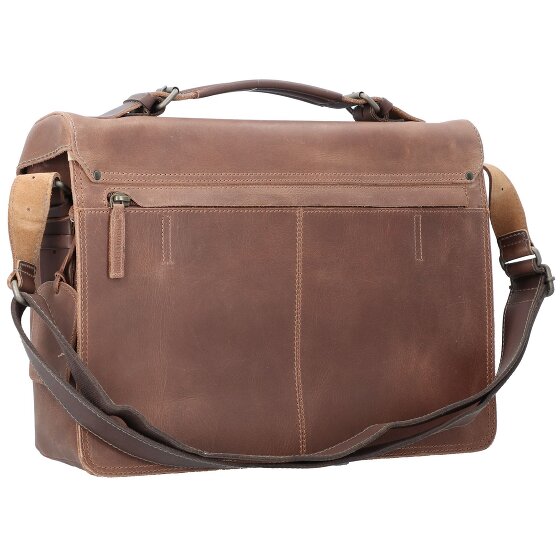 aunts & uncles Good Old Friends Fella briefcase leather 37 cm laptop compartment