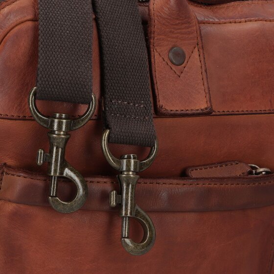 Harbour 2nd Urban Poets Briefcase Genuine Leather 50 cm Laptop compartment