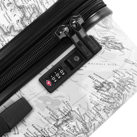 Heys Black Camo 4 wheels Suitcase set 3-piece with expansion pleat