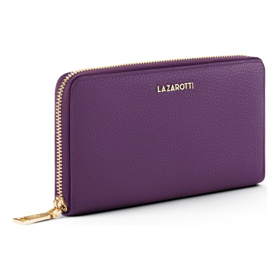 Lazarotti Bologna Leather XL Zip-Around Wallet Leather 19 cm