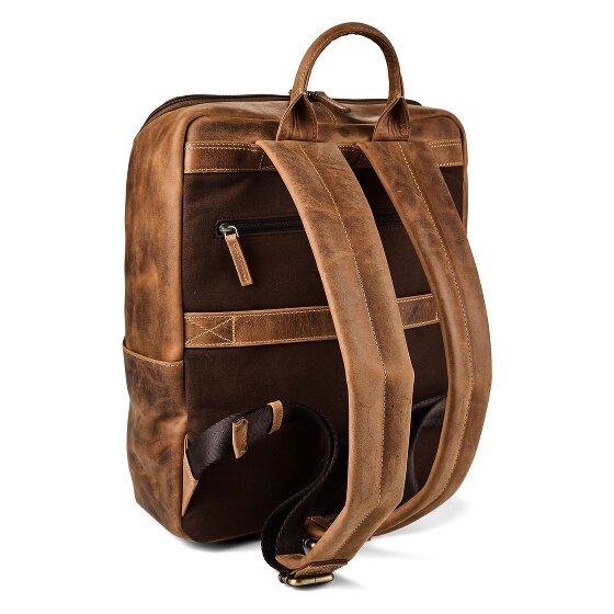 Greenburry Vintage Business backpack Leather 36.5 cm Laptop compartment
