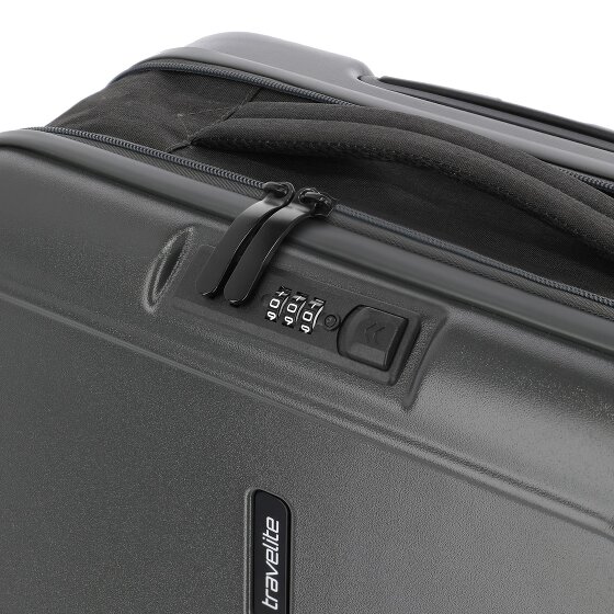 Travelite Basics foldable 4-roll cabin trolley 55 cm