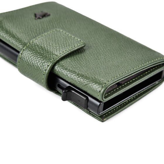 Braun Büffel Robin Credit card case RFID protection Genuine Leather 7.5 cm