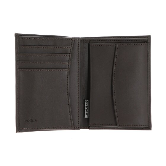 oxmox Leather Wallet RFID protection Genuine Leather 10 cm