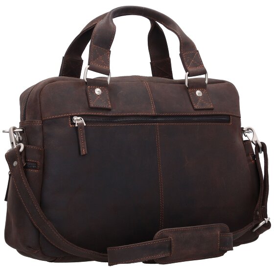 Greenland Nature Westcoast Briefcase Genuine Leather 43 cm