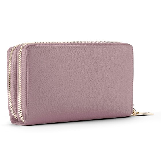 Lazarotti Bologna Leather XL Double Zip-Around Wallet, RFID-Protected, 20 cm