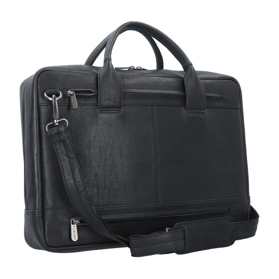 Plevier Gherkin Gherkin Briefcase Leather 40 cm Laptop compartment