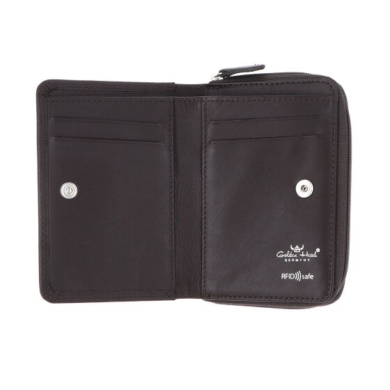 Golden Head Polo Wallet RFID protection Genuine Leather 11.5 cm