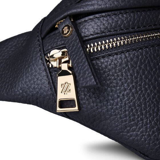 Lazarotti Bologna Leather Double-Zip Bum Bag, Crossbody, Leather, 25 cm