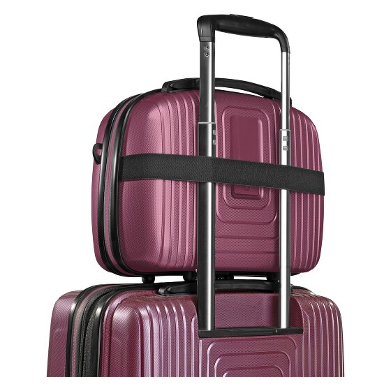 Redolz Essentials 14 4-wheel suitcase set + beauty case 4 pcs. with stretch fold