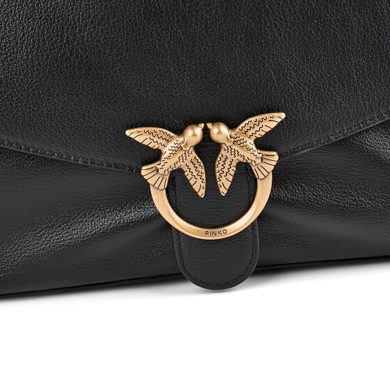 PINKO Love Satchel Big Shoulder bag Genuine Leather 36 cm
