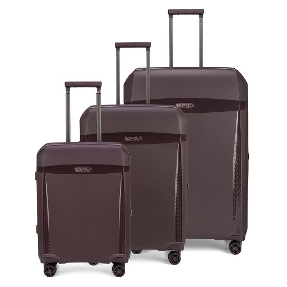Epic Zeleste 4 wheels Suitcase set 3-piece