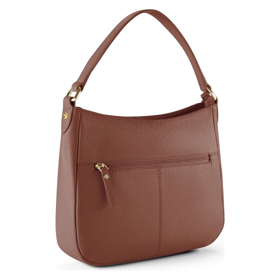 Lazarotti Bologna Leather Hobo Shoulder Bag, Leather, 27 cm