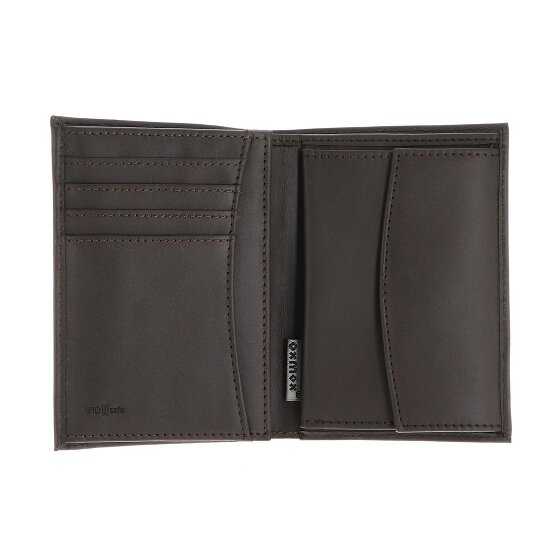 oxmox Leather Wallet RFID protection Genuine Leather 10 cm