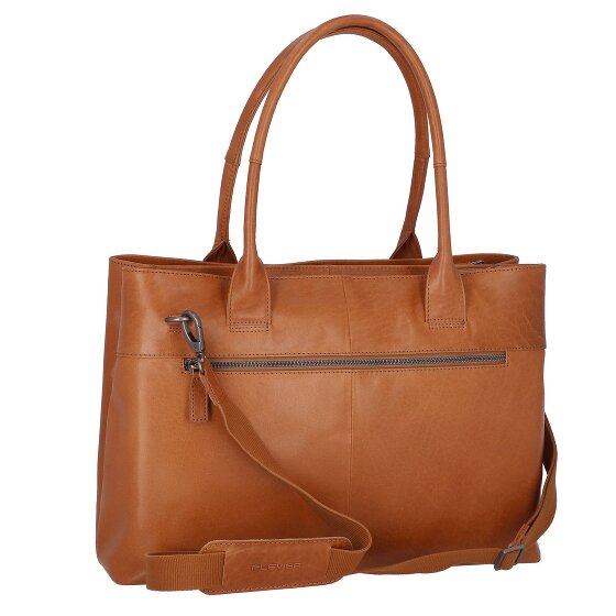 Plevier Rock Amber Shoulder Bag Leather 43 cm Laptop compartment