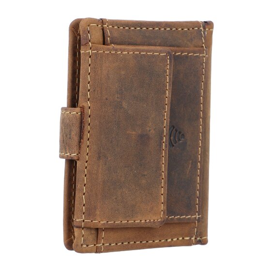 Greenburry Vintage wallet RFID leather 7 cm