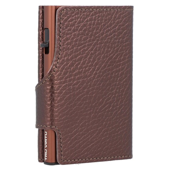 Tru Virtu Click & Slide credit card case RFID leather 6.5 cm Tru Virtu Click & Slide credit card case RFID leather 6.5 cm
