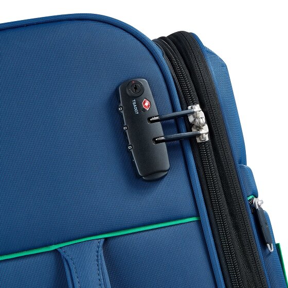 Delsey Paris x United Colors of Benetton Color Block 4-wheel suitcase set 3 pcs.
