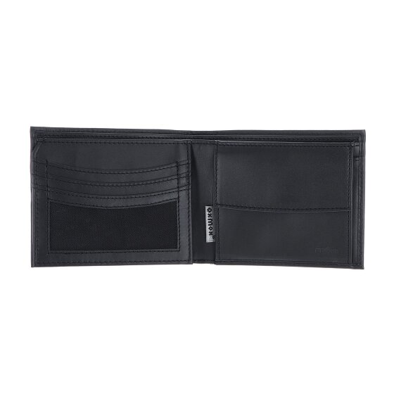 oxmox Leather Wallet RFID protection Genuine Leather 12 cm