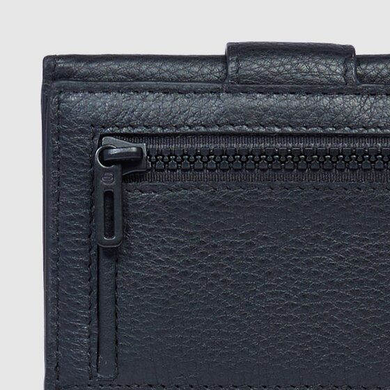 Piquadro Than Wallet RFID protection Leather 10 cm