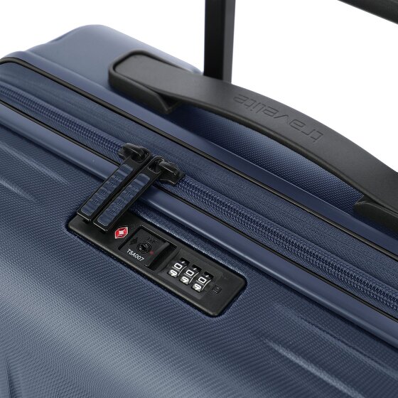 Travelite Dynamiic 4 wheels Suitcase set 3-piece with expansion pleat