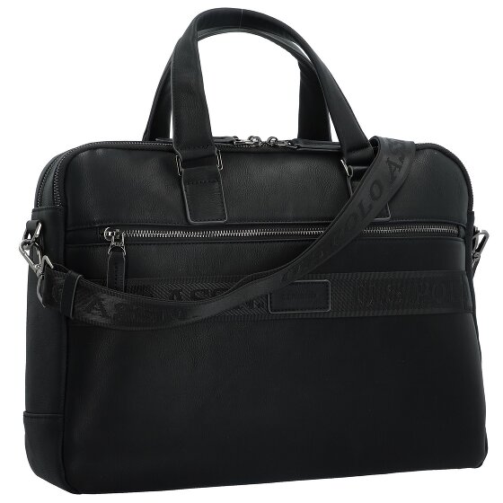 U.S. Polo Assn. Cambridge briefcase leather 45 cm laptop compartment