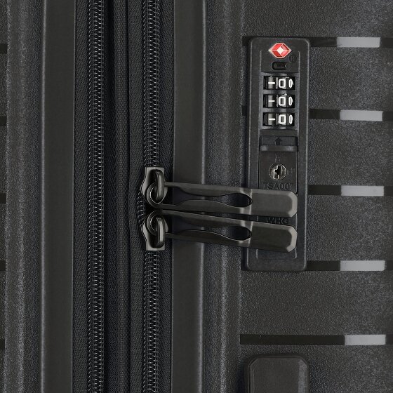 d&n Travel Line 4500 4 wheels Suitcase set 3-piece with expansion pleat