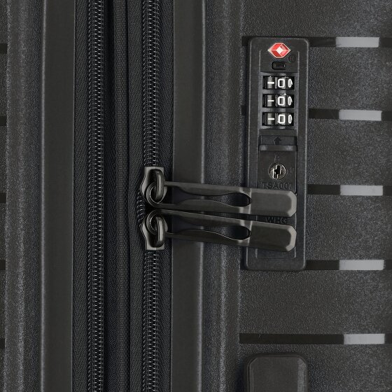 d&n Travel Line 4500 4 wheels Suitcase set 3-piece with expansion pleat