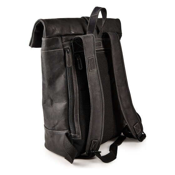 Jack Kinsky Baltimore 15 Business backpack Genuine Leather 43 cm Laptop compartment