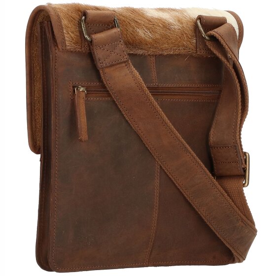 Greenland Nature Natural Combination shoulder bag leather 26 cm