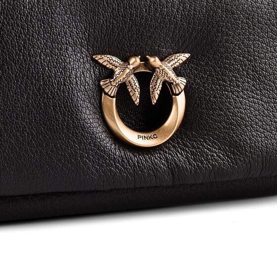 PINKO Love Soft Shoulder Bag Genuine Leather 22 cm
