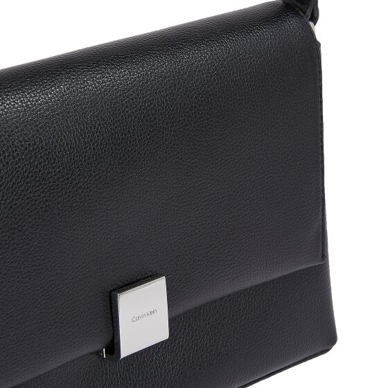 Calvin Klein CK Plaque Shoulder Bag 28 cm