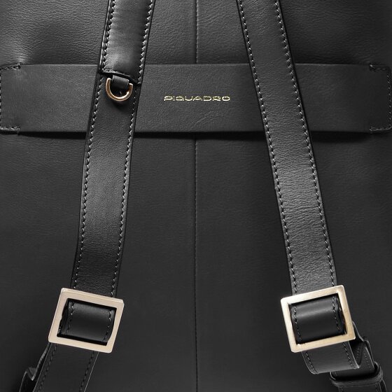 Piquadro Ashley Daypack RFID protection Leather 38 cm Laptop compartment