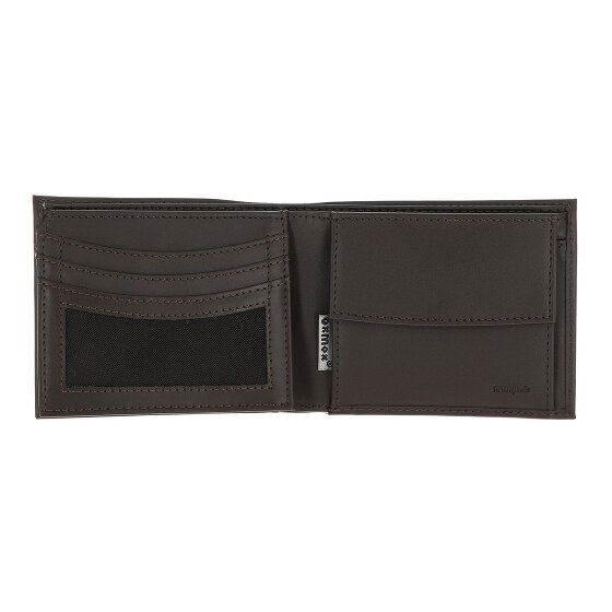 oxmox Leather Wallet RFID protection Genuine Leather 12 cm