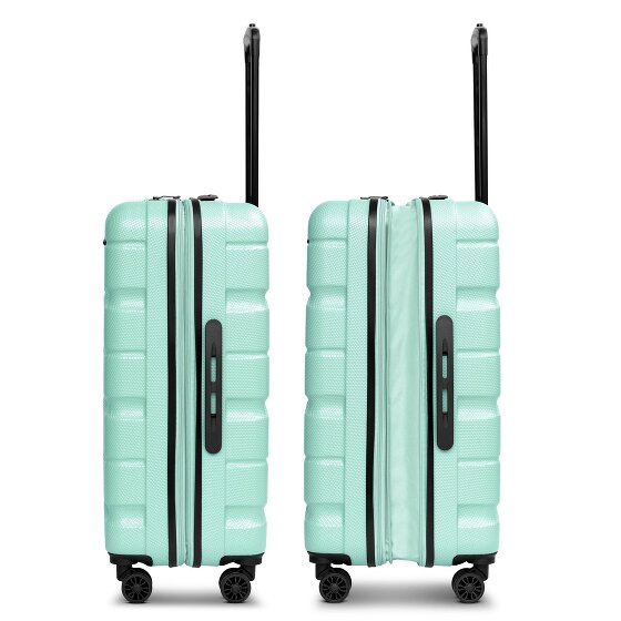 Franky Munich 4.0 4-wheel suitcase set 3-piece with stretch fold