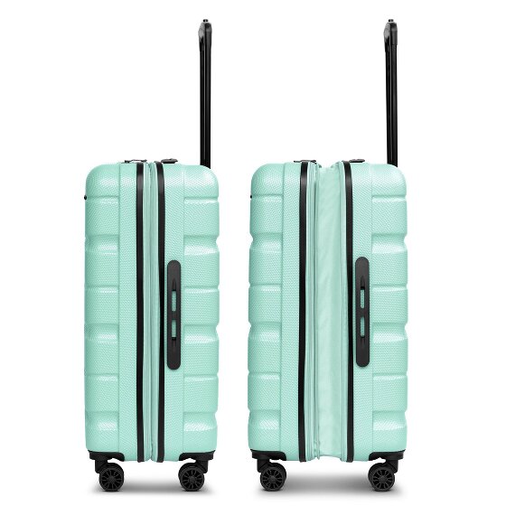 Franky Munich 4.0 4-wheel suitcase set 3-piece with stretch fold